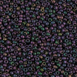 R11-2062 Rocailles 11/0 Olive Purple Mat Iris (x10gr)