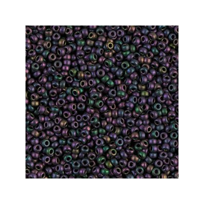 R11-2062 Rocailles 11/0 Olive Purple Mat Iris (x10gr) R11-2062 Rocailles 11/0 Olive Purple Mat Iris (x10gr)