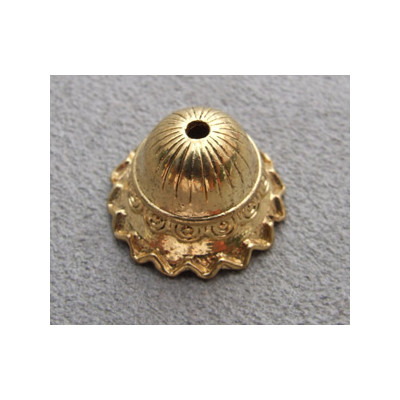 Cloche Mongole dorée, 12X18mm(X1)