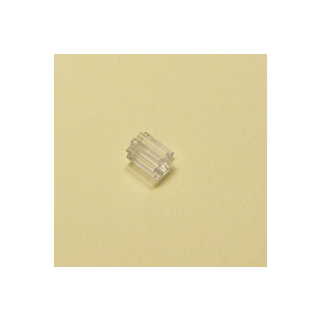 Poussoir pour puce, silicone striée 4mm