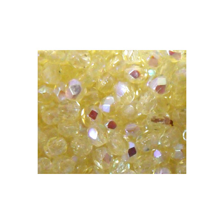 Facettes de Bohême 3mm Jonquille AB-9127 (x50)