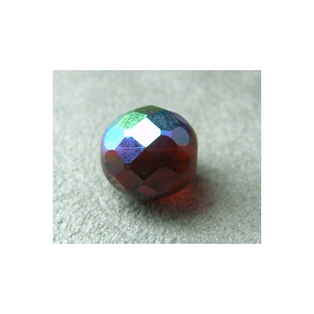 Facettes en verre de Bohême 12mm Smoked Topaz AB (x1)