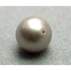 Perle ronde nacrée Swarovski 10mm Platinium (x1)