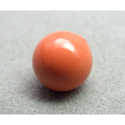 Perle ronde nacrée Swarovski 10mm Coral (x1)