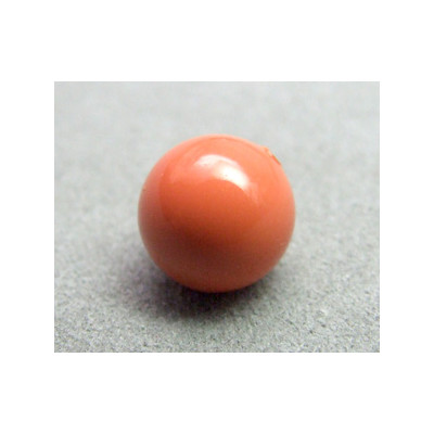 Perle ronde nacrée Swarovski 10mm Coral (x1)