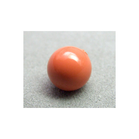 Perle ronde nacrée Swarovski 10mm Coral (x1)