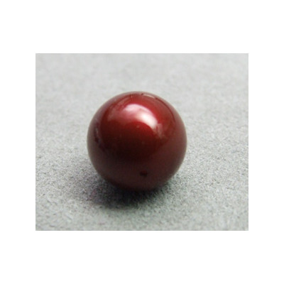 Perle ronde nacrée Swarovski 10mm Bordeaux (x1) Perle ronde nacrée Swarovski 10mm Bordeaux (x1)