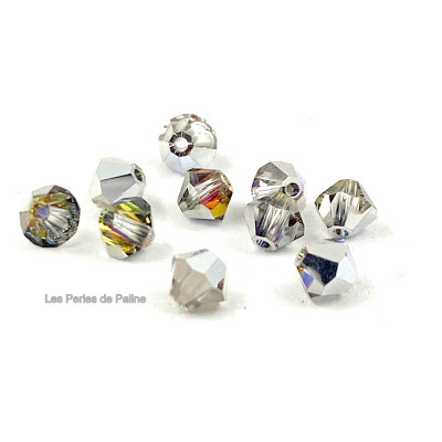 Toupies 4mm Crystal Volcano - réf. 5301 (x20) Toupies 4mm Crystal Volcano - réf. 5301 (x20)