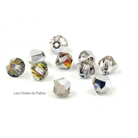 Toupies 4mm Crystal Volcano - réf. 5301 (x20)