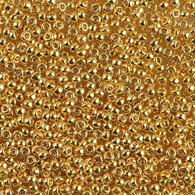 R11-0191 Rocailles 11/0 Gold Pl 24 KT (=DB031) (x 5gr) R11-0191 Rocailles 11/0 Gold Pl 24 KT (=DB031) (x 5gr)