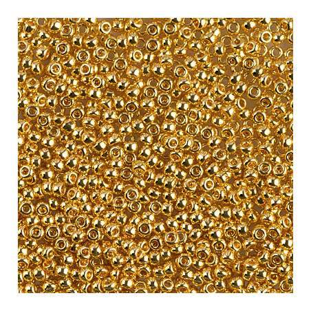 R11-0191 Rocailles 11/0 Gold Pl 24 KT (=DB031) (x 5gr)