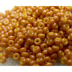 R15-1479 Rocailles 15/0 Dyed Opaque Pumpkin (=DB653) (x 5gr)