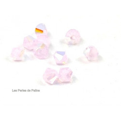 Toupies 4mm Rose Water Opal AB - réf. 5301 (x20)
