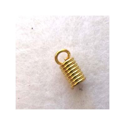 Embout 10x4mm Doré (x2)