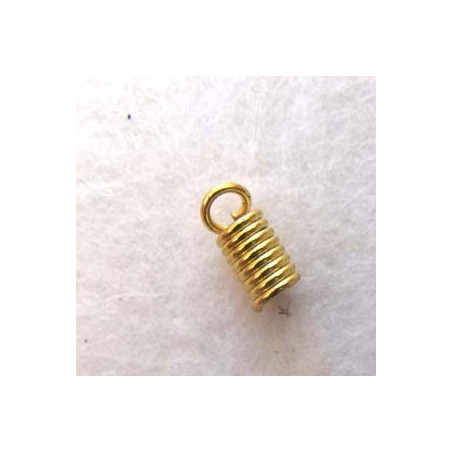 Embout 10x4mm Doré (x2)