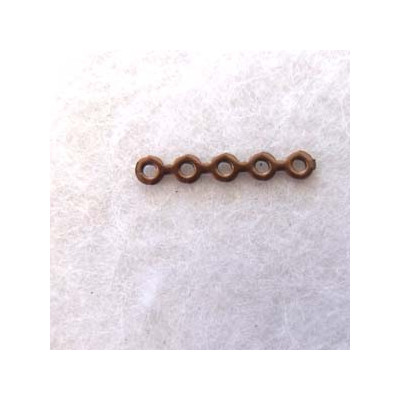 Intercalaire 5 rangs Cuivre 18X3mm(X1)