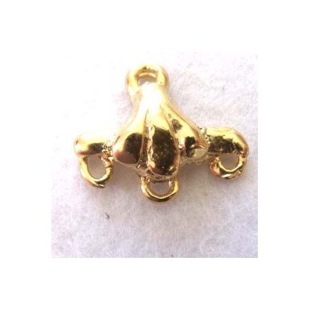 Réducteur 3 rangs Doré 23X20mm (X1)