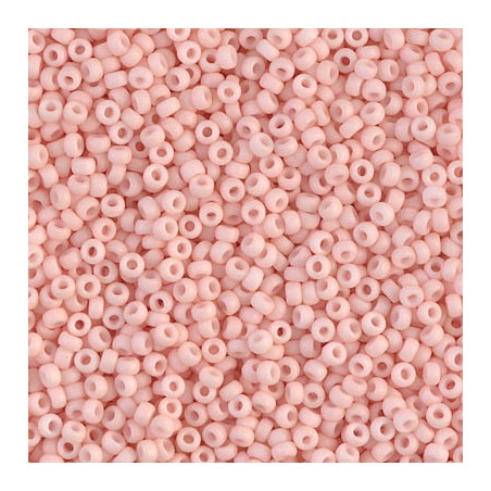 R11-2036 Rocailles 11/0 Matte opaque Light Tea Rose (x 10gr)