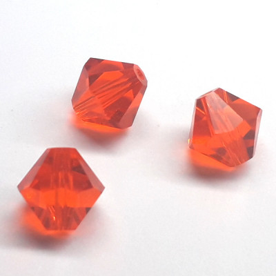 Toupie 5301 8mm Red Topaz (x1)