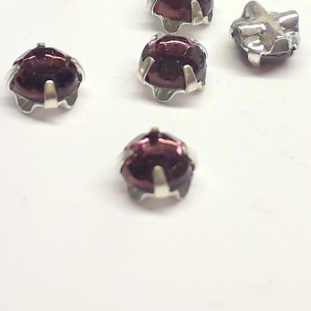 Strass à Coudre 4mm Amethyst (X10)