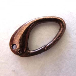 Mousqueton 33mm Cuivre Vieilli