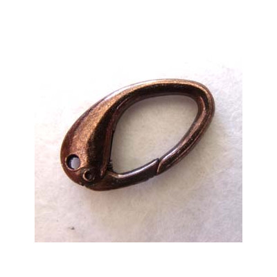 Mousqueton 33mm Cuivre Vieilli