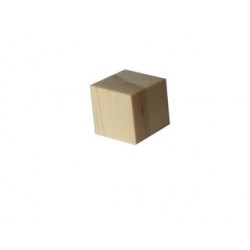 Cube en Bois Non Percé 20mm(X1)