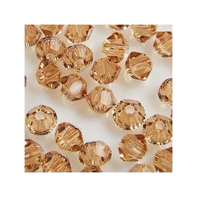 Toupies 3mm Light Colorado Topaz - réf.5328 Xilion (x20) Toupies 3mm Light Colorado Topaz - réf.5328 Xilion (x20)