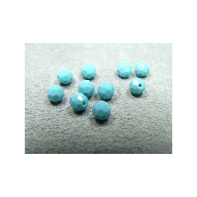 Ronde Swarovski 5000 4mm Turquoise (x10)