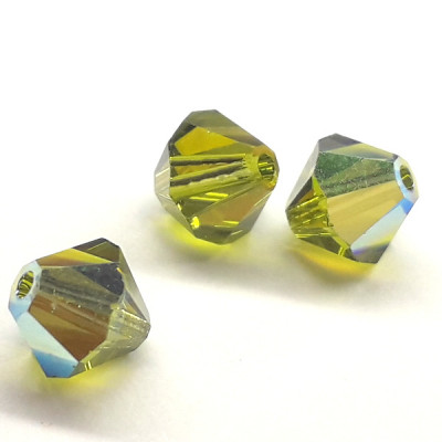 Toupie 5301 6mm Olivine AB (x1) Toupie 5301 6mm Olivine AB (x1)