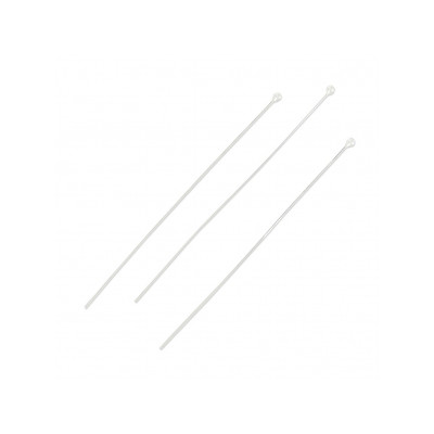 Tige Tête Boule en Argent 6,5x0,7mm 0.57gr (X2) Tige Tête Boule en Argent 6,5x0,7mm 0.57gr (X2)