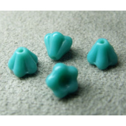 Baby Bell 4X6mm Turquoise (x50)