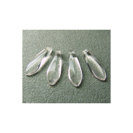 Dague en verre de Bohême 5x16mm - Light Rosaline (x20)