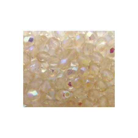 Facettes de Bohême 3mm Cristal Golden AB (x100)