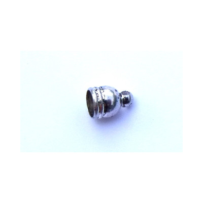 Embout 9x4mm Vieil Argent (X1)