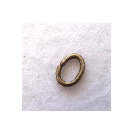 Anneau Oval Bronze 8*7mm le gr (environ 6p)