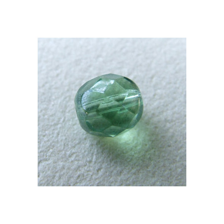 Facettes en verre de Bohême 8mm Chrysolite (x10)