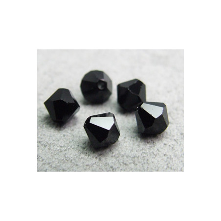 Perle toupie en cristal Swarovski 5301 5mm Jet (x10)