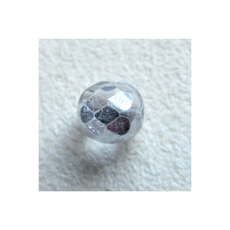 Facettes en verre de Bohême 8mm Crystal CAL (x10)