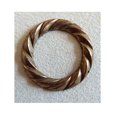 Intercalaire anneau bronze 32mm (x1)