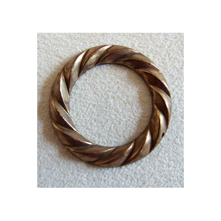 Intercalaire anneau bronze 32mm (x1)