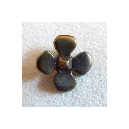 Breloque fleur bronze 14mm