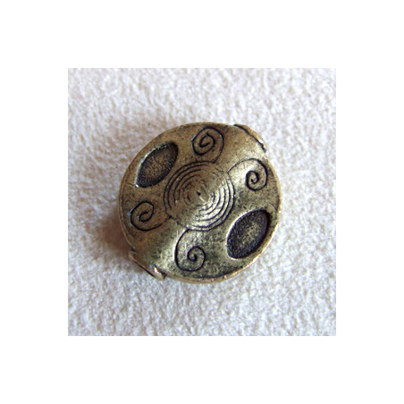 Pastille intercalaire bronze 18mm (X1)
