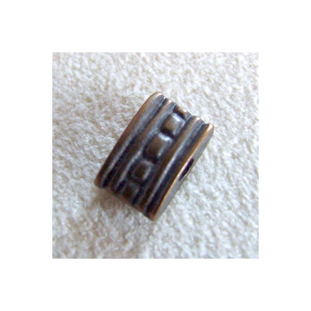 Perle intercalaire bronze 10x7mm (X1)