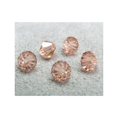 Perle toupie en cristal Swarovski 5301 5mm Light Peach (x10)