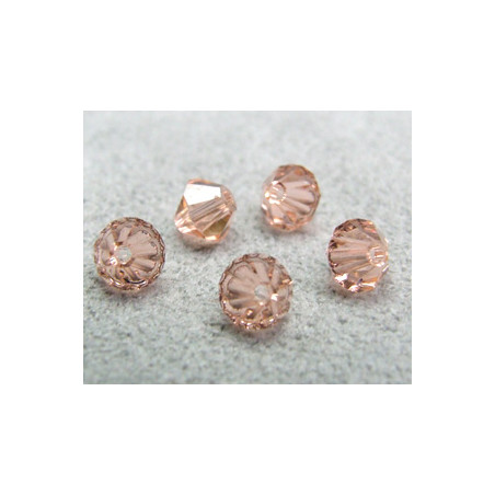 Perle toupie en cristal Swarovski 5301 5mm Light Peach (x10)