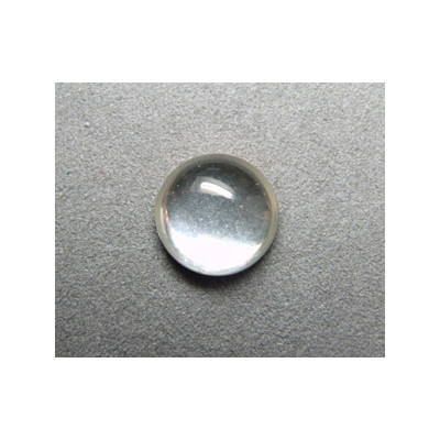 Cabochon rond en verre 14mm Goutte d'eau