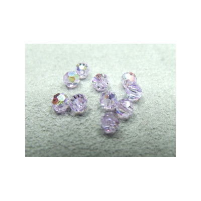 Ronde Swarovski 5000 4mm Violet Ab (x10)