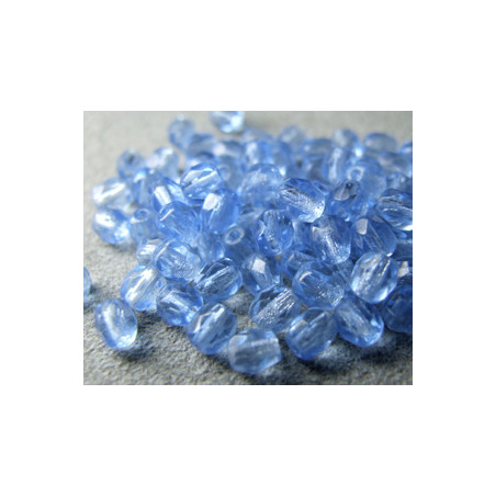 Facettes de Bohême 4mm Sapphire (x50)