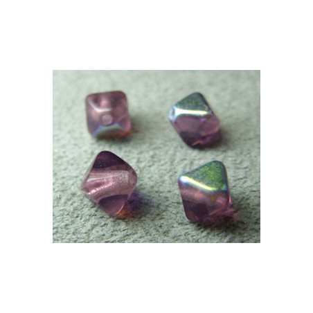 Pyramide 6mm Amethyst AB (x20)